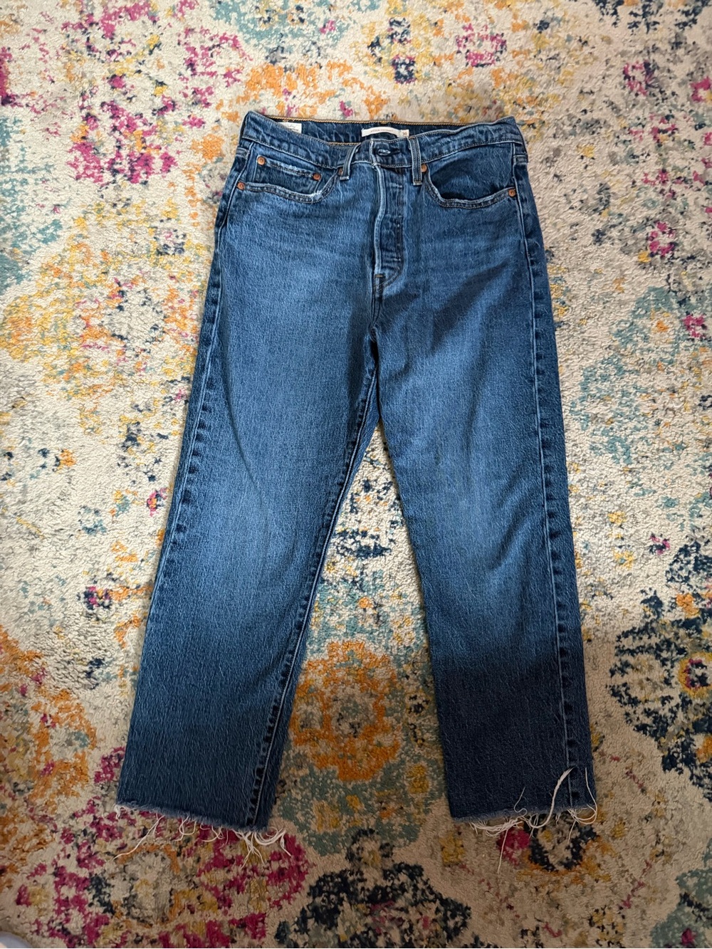 Levi Wedgie straight jeans